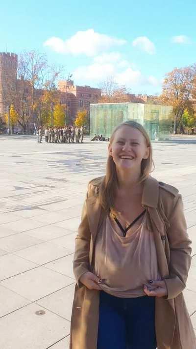 Well. In the back, the cadets have a traditional drill and I conduct a 