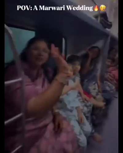 A Marwari family went viral after booking an entire railway coach to travel together for a wedding, turning the train into a lively celebration filled with dancing, gifting, and festivities.