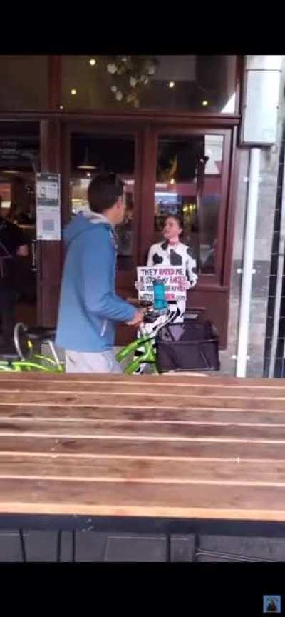 Shut up and listen! A Cow is speaking!