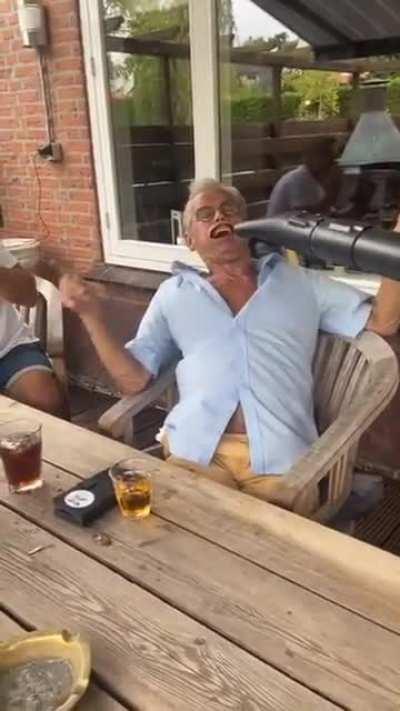 WCGW Leaf Blower Sends Dentures Flying