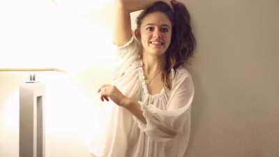 Rochelle Safford in See Through Top