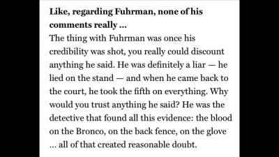 OJ Simpson juror Sheila Woods: Our decision wasn’t based on race (2016 Vulture interview)