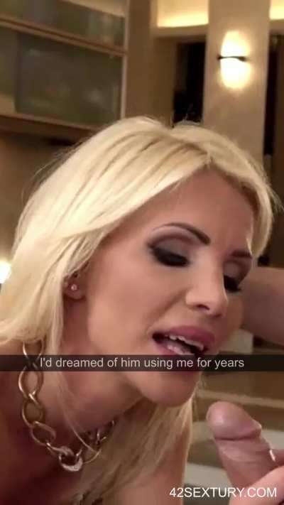 After constantly begging my son for sex, he finally gave in