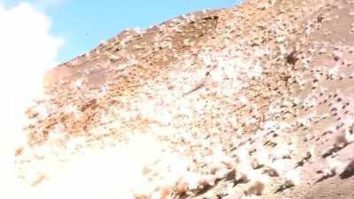 Shockwaves from the recently developed M1147 Advanced Multi-Purpose Round