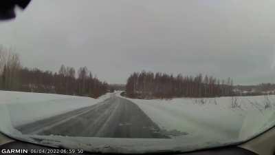 I was the idiot. I was driving too fast on an icy road and lost control.