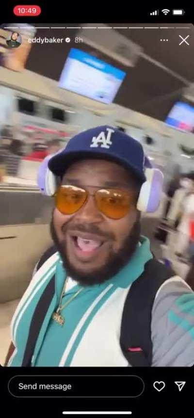 What’s going on w eddy baker 😳