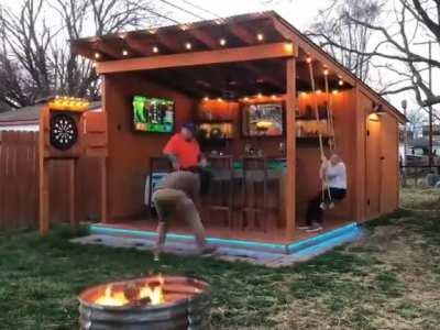 My bar made it through the winter and is now ready for summer. I installed an 18,000 btu gas heater and enclosed it with 30 gauge marine grade vinyl. I was out there almost every night. I posted a build video on my YT. Thanks to those who gave me advice!