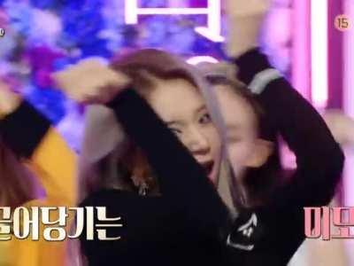 Chaeyoung nose scrunch