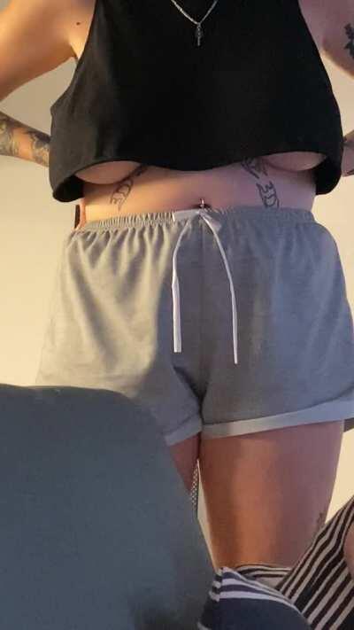 If I see you glance at my tits while we’re talking, you can bet your sweet ass I’ll get them out for you