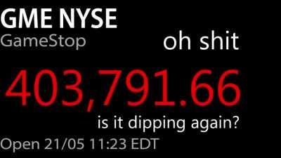 Every so often I'll open this to help get myaelf ready, mdantaly, for the ups and downs of MOASS and remind myself to HODL 💎🤚. I think as we get closer we all need a reminder of what a roller-coaster of emotions it could be! Credit to /u/NICOOO_ for the O