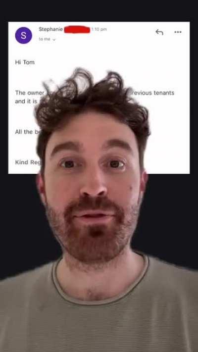 Comedian asks landlord for references from past tenants