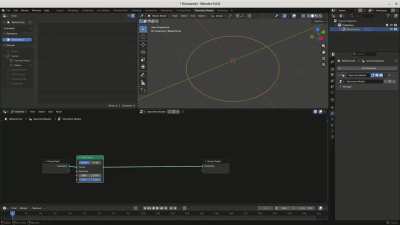 Offset a trimmed curve [GEONODES]