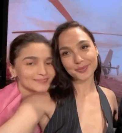 Alia Bhatt and Gal Gadot