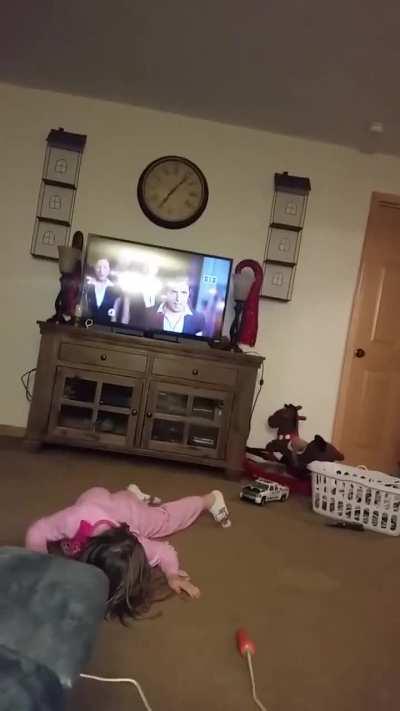 Dumb kid can't jump .