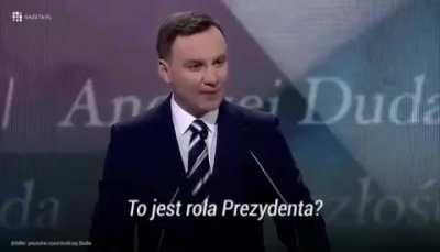 Czy to jest rola Prezydenta?