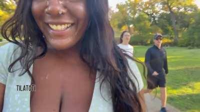 Showing people how much of a lucky girl I am