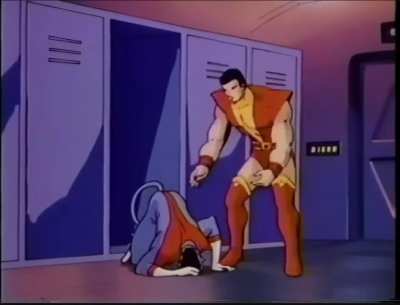 What does Colossus call Nightcrawler in this clip?