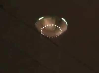 Does anyone know the story behind this white house video of a ufo prop?
