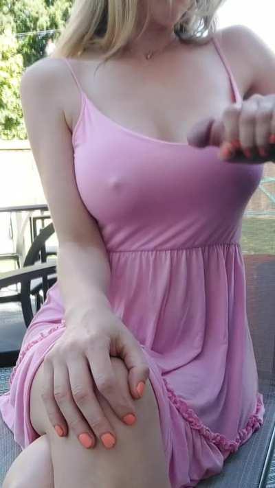 I bought this dress specifically to be splattered over and over again