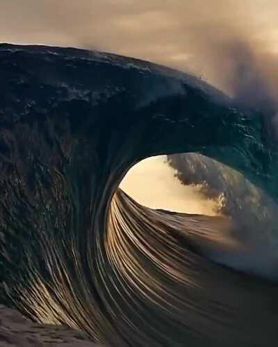 When a wave touches a cloud