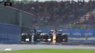 New angle of Hamilton turning in on Verstappen