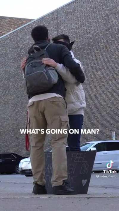 Sometimes all we need is a good hug