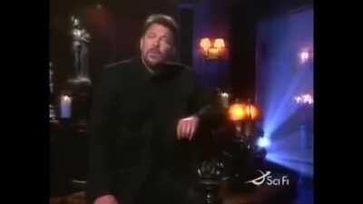 Please ignore the other video, Jonathan Frakes says you're right. For 41 seconds, in fact.