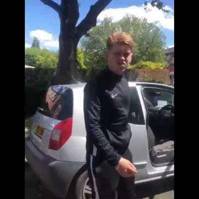 Technically, he is doing the right thing.