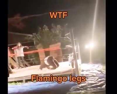 Unorthodox AF, but sticks the landing!