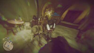 Drunken moonshine shack parties with big posses are always hilarious