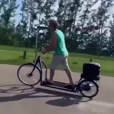 Going for a walk on your bike