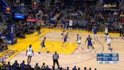 [Highlight] Anthony Edwards hits a three for his new career high - 43 pts!