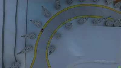 Just smooth backward entry on 25