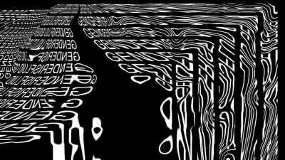 i coded a fluid simulation and i applied it to typography to reflect on the fluidity of the gender spectrum