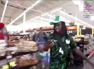 A Man calls the cops on twitch streamer kai cenat for streaming in walmart