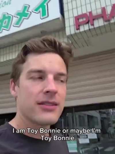 Matpat just released a short video of him in Tokyo on his way to record his lines as toy bonnie for the FNAF 2 movie.