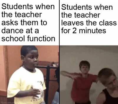 move your hips side by side to assert dominance