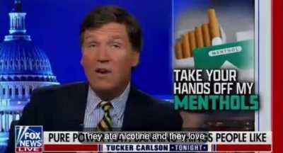 Please smoke more - nicotine doesn’t cause cancer, it frees your mind!