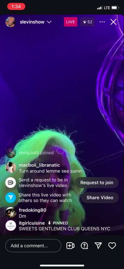 Blu ig live