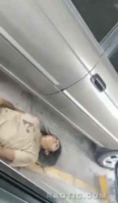 Caught choking the chicken