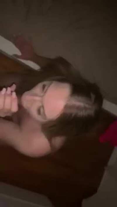 Slut Wife Worships Daddy's BBC