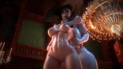 Jill & Futa Lady Dimitrescu (King Estefano) [Resident Evil]