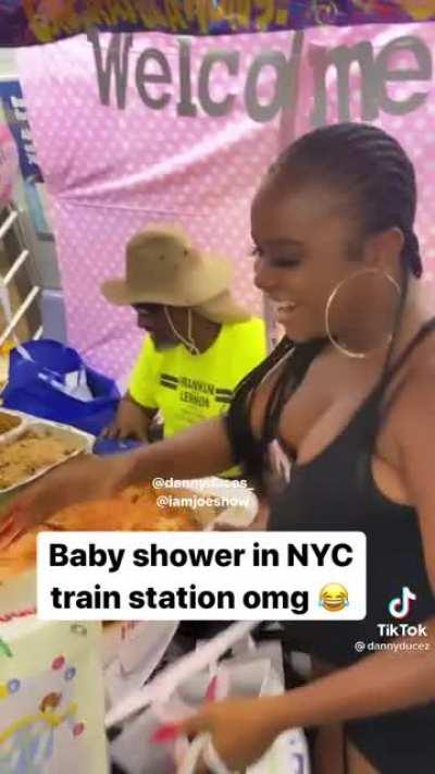A Subway Baby Shower!