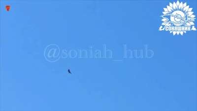 The Ukrainian Armed Forces carried out a MiG-29 airstrike using 2 guided French AASM HAMMER bombs on houses with Russian soldiers in Southern Ukraine. May 2025.