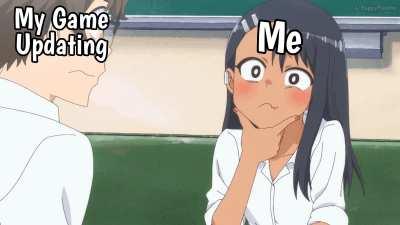 Life hack: Continuous staring at the update will intimidate the game to update faster.