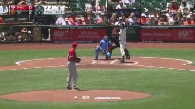 [Highlight] Mike Yastrzemski and Wilmer Flores go back-to-back in the 1st