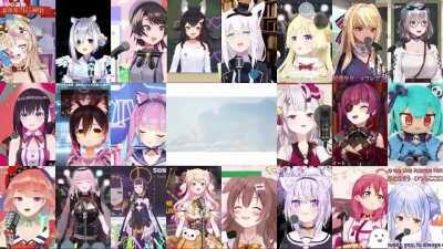 Hololive Sings Sorairo Days (空色デイズ) : 24 Member Mashup