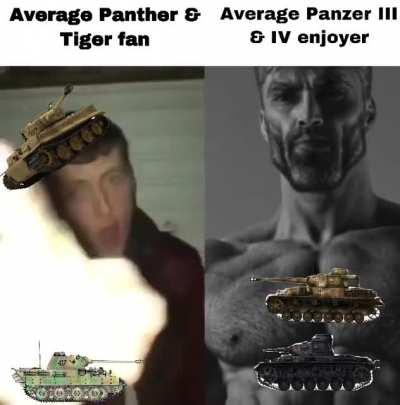 Vs average Panzer I & II connoisseur