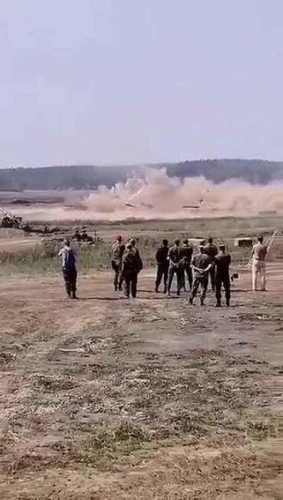 Some flying shooting tanks