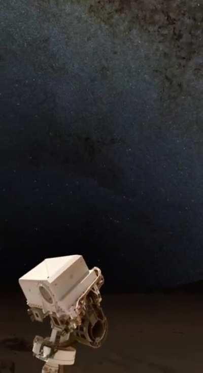 This is what Mars looks like at night